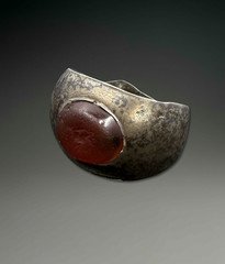 Roman Empire, Britannia. Casted Silver Ring, ca. 1st-2nd Century AD.