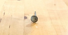 Antique Roman Wrought Iron Nail Artifact 2”