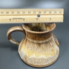 Hand Made Studio Art Pottery Bost On Stoker Coffee Mug Cup Stoneware Signed Mug