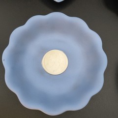 Wedgwood Jasperware Trinket Dishes Bowls Blue & Green Vintage Lot Of 4 Vintage