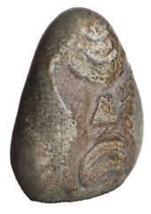 Ancient Prehistoric Neolithic Stone Carved Figurine Idol Worshipper God 3000 BC