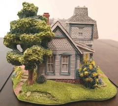 Lilliput Lane Spring Victorian American Landmarks Collection Mint In Box & Deeds