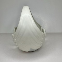 Vintage Fitz and Floyd Swan porcelain Basket 1980s