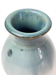 Campbell Pottery Vase 3.25″ Signed