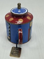 Charlotte Di Vita Bass Drummer Minature Teapot Enamel Numbered John Clementson