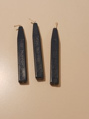 Vintage Stamp W Franklin Mint 1970s Sealing Wax Sticks Blue 3x Patent Pending