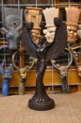 Isis Statue Antiques Pretty Gift Ancient Egyptian Mythology Rare Stone Sculpture