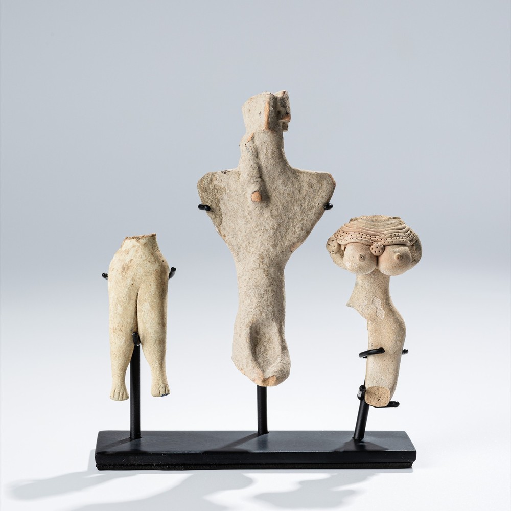 Ancient Near Eastern Pottery Fragments Figures Idols