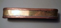 Beautiful Engraved Copper Tabacco Box About 1750 Pirate Era