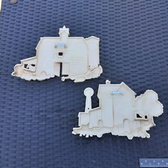 Vintage 1975 HOMCO Plastic Wall Plaques Red Barn And Farmhouse Kitchen Wall Art