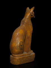 Authentic Ancient Egyptian Antiques Rare Goddess Bastet Statue Figurine BC