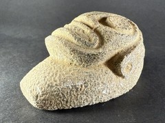 ANCIENT PRE COLUMBIAN TAINO STONE ZEMI TRIGONOLITH FIGURE – CIRCA 1000-1500 CE