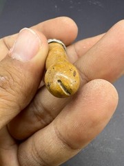 Beautiful Old Roman Natural Jasper Stone Phallus Mini Peens Amulet Pendant