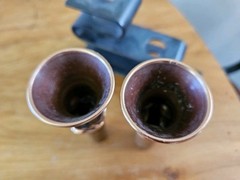 Vintage Brutalist Copper Candle Holder Sculpture Guy Bel Canadian Studio Art