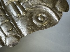 RARE AUTHENTIC PRE-COLUMBIAN SILVER HUMAN EFFIGY MASK W/ COA, SOUTH AMERICA