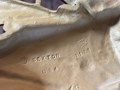 Vintage Sexton Metal Airplane Wall Art WWI Tri-Plane Aviation Decor