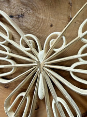 2 Vtg 1975 Ivory Color Burwood Butterfly Wall Décor Whimsical Fairy Boho MCM