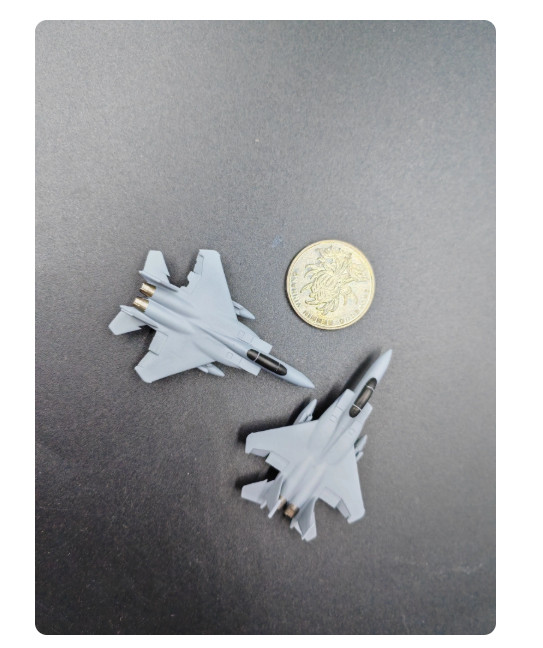 1/400 One Set Of Two Exquisite F15 Fighter Jet Models From The United States