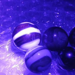 .57″-.72″ Vintage Akro Agate Corkscrew Marble Lot of 5 (Good)- #Q144