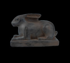 Rare Ancient Egyptian Antiquities Statues of Rabbit Pharaonic Egypt Unique BC