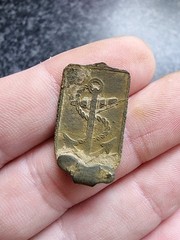 Rev War Royal Navy Anchor Clog Clasp Georgian 18thc Detecting Find Antique