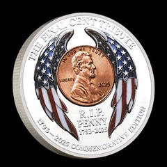 End of an Era Lincoln Penny Commemorative Coin Collectible Gift