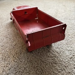1940’s Structo Toys Diamond T Dump Truck Steel 20” Fireball Motor Red