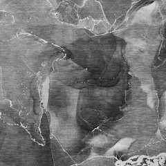3′ X 5′ Black Gray and White Abstract Washable Non Skid Rug
