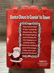 RANKIN-BASS SANTA CLAUS IS COMIN’ COMING TO TOWN SANTA CLAUS ORNAMENT, ENESCO!!