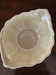Belleek Irish Porcelain 12 Point Trinket Dish 3rd Black Mark & Seashell Cup
