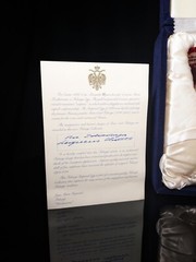 Faberge Na Zdorovye Cordial Liqueur Red Glasses NIB