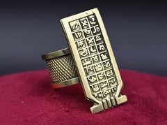 Ring From ancient Egypt Ring with Egyptian symbols-Antiques-ornaments-mythology
