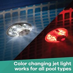 NEW FOR 2016 GAME 4310 Pool Color Changing Return Jet Flow Light (For Above