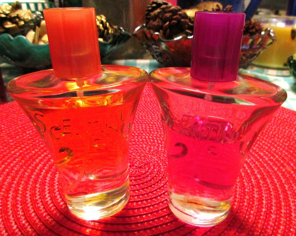 AVON SCENTINI PLUM TWIST & CITRUS CHILL EAU DE TOILETTE SPRAY (2) 1.7 OZ