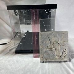 Near Eastern Inspired Ancient Anunnaki Tablet Recreation w/ Museum Display Case