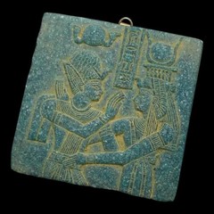 Royal Ramesses & Isis Sacred Relief – Rare Antique Temple Plaque