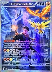 Custom “Harry Potter & The Legendary Birds” Mashup NON-TCG FanArt card!