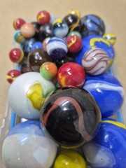 Vintage Older Marbles Lot- Akro/Peltier/Swirls 6