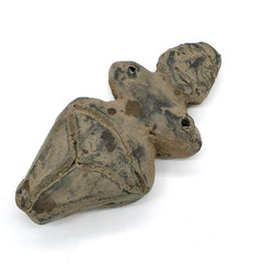 Ancient Mother Goddess Stone Idol – 2000 BC Fertility Worshiper Venus Figure