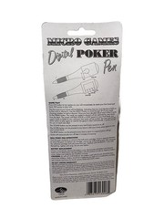 NEW NOS Digital POKER Pen Blue MICRO GAMES Handheld Fun