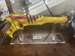 My Chemical Romance Party Poison Danger Days Yellow Ray Gun w/ Display Stand