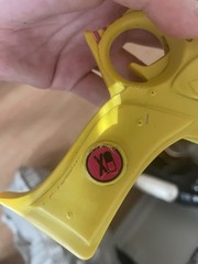 My Chemical Romance Party Poison Danger Days Yellow Ray Gun w/ Display Stand