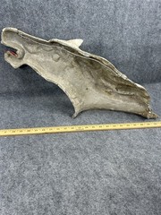 antique horse head hanging large 25 inch cast metal carousel piece original 1920