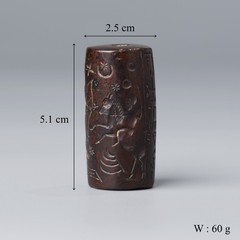 Near Eastern Bactrian Sasanian Stone Cylinder Seal Bead