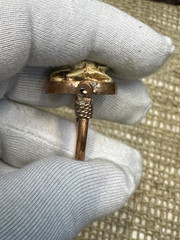 Authentic Ancient Egyptian Antiquities Egyptian Copper scarab Ring Egyptian BC