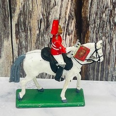 VTG W. Britains 1988 Life Guard Mounted Trumpeter British Toy Soldier England