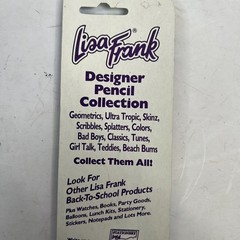 Lisa Frank Scribbles Designer Pencil Collection Set Pack Vintage 1990s Made USA