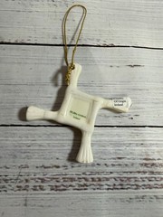 Liffey St. Brigid’s Cross Shamrock Ornament and Irish Angel St Patrick’s Day