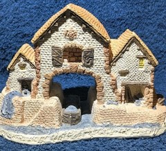 DAVID WINTER QUAYSIDE 1980 Vintage village Home Decor LTD Orig First Produced