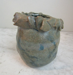 1930’s – 40’s Shawnee Pottery Organic Heavy Clay Jug /Vase Made in USA